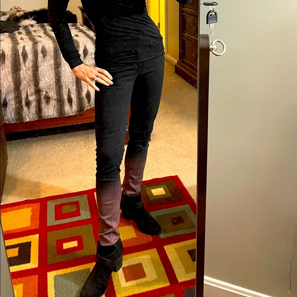 Rag & bone ombré skinny jeans